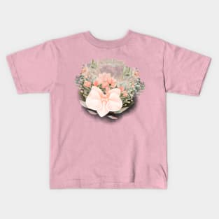 Natural Neutrals Floral Kids T-Shirt